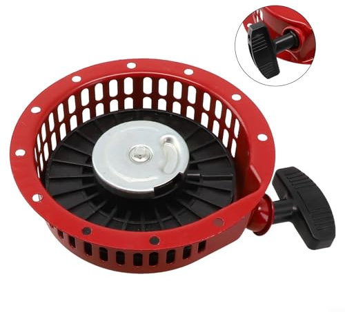 Eawfgtuw Démarreur à tirette pour plusieurs modèles de moteurs G150 G200 GV200 GX110 GX140 Pièce de rechange avec boîtier en métal pour équipement de jardin