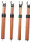 TAIZhiChen Lot de 4 Tiges de Support de Table pour Chariot de Camping, Fixations de Tige de Levage, Pieds de Bureau Télescopiques pour Chariot Utilitaire de Rand, Orange