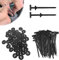 Hebillas Universales de Nailon para Bridas de Cable,Bridas de Cierre para Reparaciones,Oporte para Bridas,Soporte de Nailon Resistente a los Rayos UV,uso Universal para Coche,Hogar,Reparación (100)