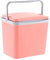 SP Berner - Nevera Portátil Campos 24L - Caja Térmica Resistente de Plástico para Campo - Asa Ergonómica y Cierre Hermético - Fabricada en España - Color Rosa