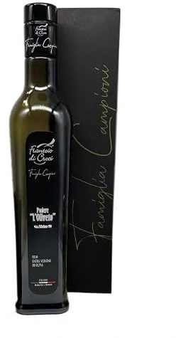 6 x 500 ml - Podere “L’Oliveto” - Olio Extravergine di Oliva - Prodotto Tipico Toscano - Bottiglia da 500ml - Frantoio di Croci