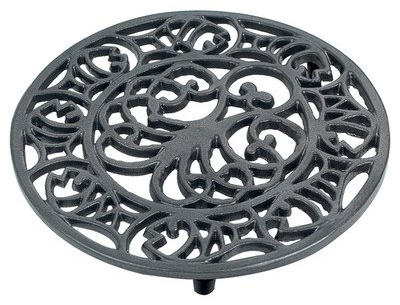 Victor RW107GR Octopus & Fish Trivet Graphite, Cast Iron