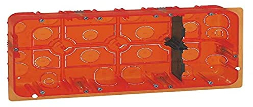 Legrand 080128 Batibox Multi-Material Box Large Format for Mosaic 2 x 10 Modules, 50 mm Depth