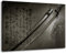 Katana Format:100x70 cm Bild auf Leinwand bespannt, riesige XXL Bilder komplett und fertig gerahmt mit Keilrahmen, Kunstdruck auf Wand Bild mit Rahmen, günstiger als Gemälde oder Bild, kein Poster oder Plakat