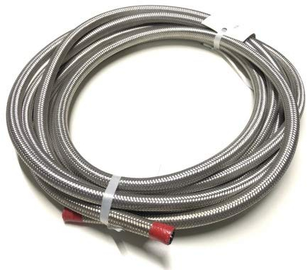 5m Bowdenzug Kabelhülle mit Stahlflex-Mantel passend für Motorrad Roller Universal – nicht für Bremsleitungen geeignet – Ø 8 mm innen / 13,5 mm außen