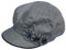 Cool4 XXL Leinen Ballonmütze Blumen Applikation Bakerboy Mütze Chemo Cap Vintage A08 (Oliv Grün, M/L)
