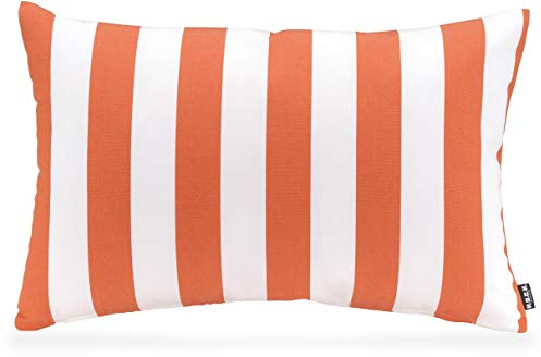 H.O.C.K. Kissen inkl. Füllung Outdoor Classic Streifen (60 x 40 cm, Orange)
