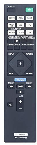 New RMT-AA320U Replaced Remote Control fit for Sony Home Theatre AV Receiver Models STR-ZA810ES STR-DN1080 STRZA810ES STRDN1080