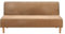 Mingfuxin Armlose Schlafsofabezüge, Stretch-Samt Futon Couchbezug Dicke weiche gemütliche Sofa Schonbezug Möbelschutz für 2-3-Sitzer armloses Klappsofa