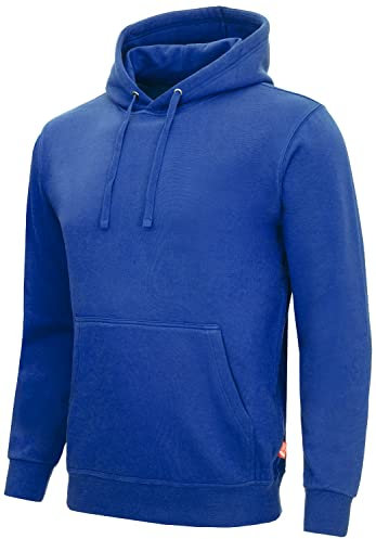 Nitras Motion TEX Light 7025 Arbeits-Kapuzen-Pullover - Pulli mit Kapuze - Hoodie für die Arbeit - Königsblau - 2XL