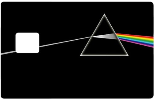 Aufkleber für Kreditkarten, US-Format, PRISM – verschiedene Dekorationen und Dekorationen Ihrer Kreditkarte