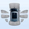 MUPECO Auto Sonnenschutz für Vw Passat B8 2011 2012 2013 2014 2015 2016 2017 2018, Car Front Heck Seitenscheibe Verdicken Privacy UV-Schutz Sonnenblende,E/8x All