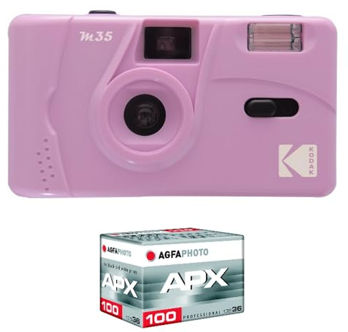 KODAK Cámara Recargable M35-35 mm - Candy Pink