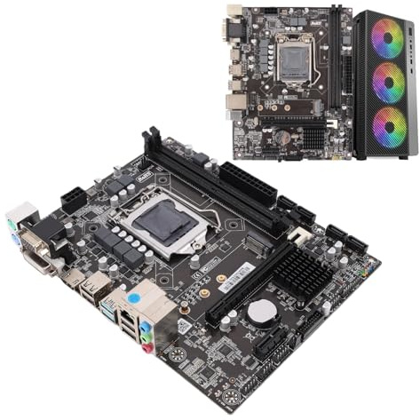 H310 Motherboard, LGA 1151 Motherboard for PC, Support 8 9 Generation (for Lvy Bridge) for Core CPU, Channel DDR4 Memory Slot