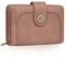 TEUEN Portefeuille Femme Vintage en Simili Cuir - Porte Monnaie Zippé avec 16 Cartes et RFID Blocage - Portefeuille Moyen Cadeau Élégant pour Femme (Coffret Cadeau Inclus)