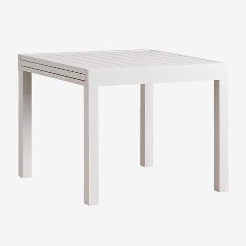 SKLUM Gartentisch 90-180x90 cm ausziehbar Aluminium Starmi -