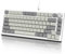 ATTACK SHARK K85 Mechanische Gaming-Tastatur 75% Prozent, Anpassbares Ansprechverhalten, Magnetschalter, Apex Pro TKL RGB Gasket Keyboard A75 QWERTY mit Drehknopf, Unterstützt DKS/MT/TGL, für PC/MAC