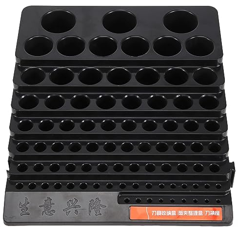Wanjorlay Bohrer Aufbewahrungs Box FräSer Platz Sparend Bohrer Fertig Stellen Halter Organizer Fall Box für Heim DIY Bearbeitung Verwenden
