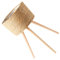 Mipcase Support De Jardinière Au Sol Support De Plante En Osier Pied De Pot De Fleur Récipient En Pot Support De Plantes En Rotin En Bois Support De Pot De Fleur Rond