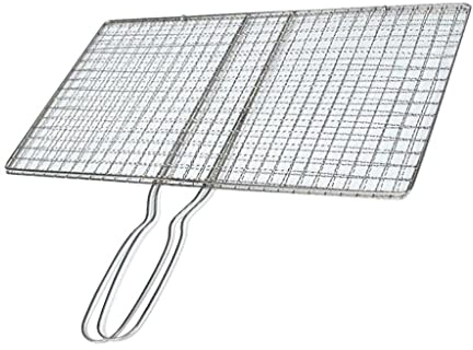 Dualoai Edelstahl Grillkorb BBQ Drehofen Käfiggestell Klein für 25 30 L Ofen, x 40 cm