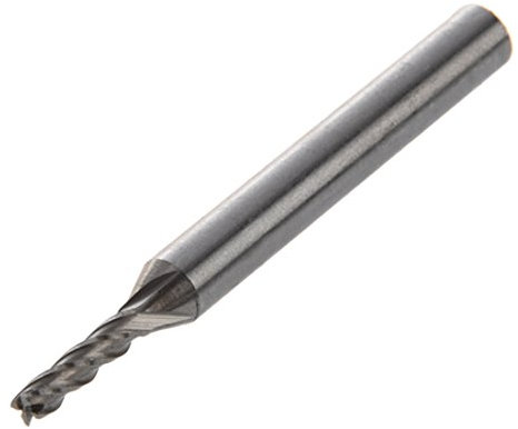 Lanko 3 mm x 6 mm x 20 mm x 65 mm Fresa con cuatro tamaños de varilla recta HSS