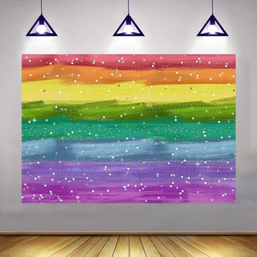 Colorful Paint Splash Backdrop Abstract Graffiti Style Hip Hop 80s 90s Art Party Painting Photography Background Banner 240cmx180cm