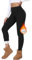 FuelMeFoot Thermo Leggings Damen Gefüttert High Waist Thermoleggins Mit Fleece Verdickte Plüsch Leggins Blickdicht Samt Thermounterwäsche Warm Strumpfhose Winter. 01-Schwarz XL