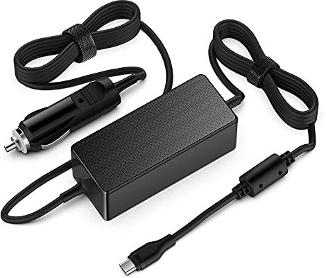 HKY Bloc d'alimentation de véhicule 65 W USB C 12 V-24 V 2,6 m pour Acer Swift Go 14, Acer Chromebook Plus 514 Laptop Google AI, Acer Swift Edge 16 Laptop Acer Swift Edge Go 16 SFA16 SFE16 SFG14