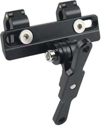 Zqkimzi Flaschenhalter Sattelkonverter | Sattelhalterung Adapter, stabiler Sattelkäfig Konverter Basis Radfahren Sattelhalterung Adapter, Schwarz