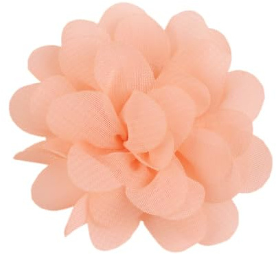 Anevous 30 Stück Chiffon Blume Patches, Blume Applique Applikationen, Stoff Flicken zum Aufnähen, Dekorative Aufnähe für Kleidung DIY Nähen Handwerk Stirnbänder Zubehör,Altrosa