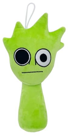 Super JAKES Sprunki Plush, Sprunki Game Plush Toys,Soft Stuffed Animal Pillow Figure Doll Christmas Birthday Gifts for Adult Kids (Light Green)