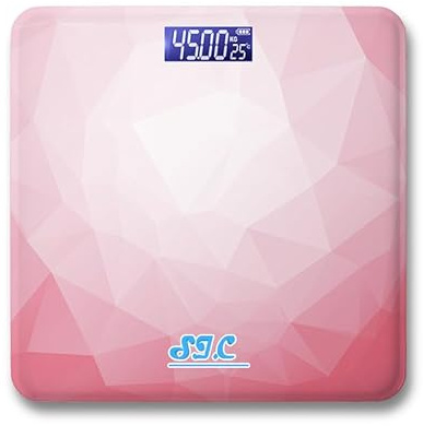 Digitale Personenwaage (max. 180 kg), Präzisionswaage für Personen aus gehärtetem Glas, elektronische Waage zur Kontrolle des Gewichts, professionelle Form, präzise für Erwachsene und Kinder