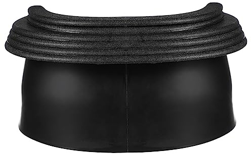 OSOLADY Billardtisch Kunststoff Zubehör 6 Stück für Pooltische Schwarz | Geruchsneutral, Sicher und Praktisch, 4 Eck Sowie 2 Seiten Taschen Einlagen, Leicht zu Montieren