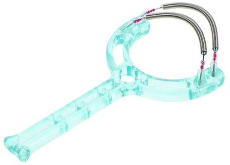 Gesichtshaarentferner Manuell mit Doppelfeder aus Kunststoff und Eisen | Haarentfernungsgerät für Feine Härchen, für Reise und Arbeit, Handlich für Tasche Zufällige Farbe