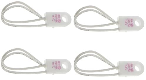 4 fusibles de temperatura de 150 °C, enlaces térmicos de más de 250 V 15 A, protector de temperatura de cerámica para motores de la industria eléctrica y electrodomésticos (RH150)
