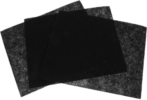 Filtri per Bidone Compost 25x20 Cm, 3 Pezzi, Carbone Attivo | Tagliabili, Nero, per Cestino Cucina e Bidone Rifiuti, Neutralizza Odori in Maniera Pratica