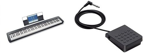 Casio CDP-S110 Black Digital Piano with SP-3 Sustain Pedal