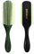 Denman Curly Hair Brush D4 (Black/Yellow) 9 Row Styling Brush for Styling, Smoothing Longer Hair and Defining Curls - For Women and Men.