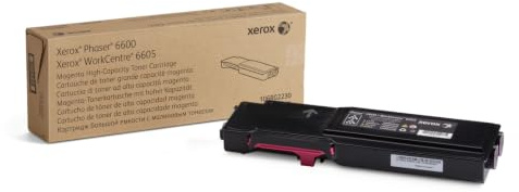 Xerox Genuine Phaser 6600 / Workcentre 6605 Magenta High Capacity Toner Cartridge (6,000 Pages) - 106R02230