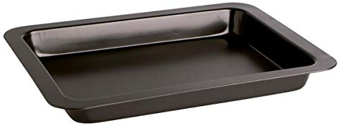 Quid Sweet Grey Bandeja Horno Acero Pintado 36x24x4cm Acero Carbonatado Apto Horno Antiadherente