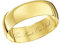 Theia Unisex Ehering 9 Karat Gelbgold, Massive D-Form, Gravur Two Hearts One Soul poliert, 6mm - Größe 59 (18.8)