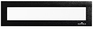 Durable Info-Rahmen Duraframe Magnetic Top (A4, Magnetrahmen für Überschriften) 5 Stück, schwarz, 498601