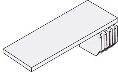 BISLEY Fachboden mit Lateralhängevorrichtung für Flügeltürenschrank Universal, B 914 mm, Metall, 345 Lichtgrau, 35.3 x 90.9 x 2.3 cm