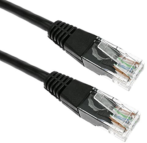 BeMatik - Cable de Red ethernet 3 Metros UTP categoría 5e Negro