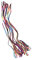 9x Modisch Garn Gewinde Freundschaft geflochtene Armband Hippie Bunte Farbe
