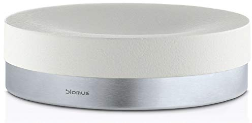 blomus 68853 Ara Ablageschale, Edelstahl, weiß, 12,1 x 12,1 x 3,5 cm