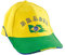 Baseball-Mütze in gelb/grün mit Bandeira-Brasileira.