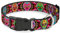 Buckle Down Sechs Sugar Skulls Multi Farbe Kunststoff Clip Halsband
