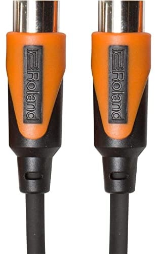 Roland Rmidi-B5 Black Series Midi Cable. Straight Din Connectors, 5Ft / 1.5M Length.