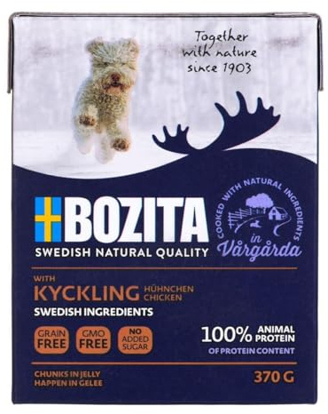 Bozita Naturals Junior HiG Hühnchen 370g Tetra Pack Hunde Nassfutter